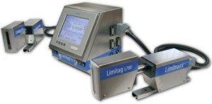 Limitag V5 - high resolution coding industrial printer. Barcodes, logos and text. Up to 4 independent printheads.